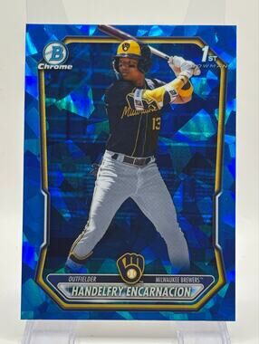 2026 Bowman Sapphire Handelfry Encarnacion 1st Chrome Prospect Refractor Brewers